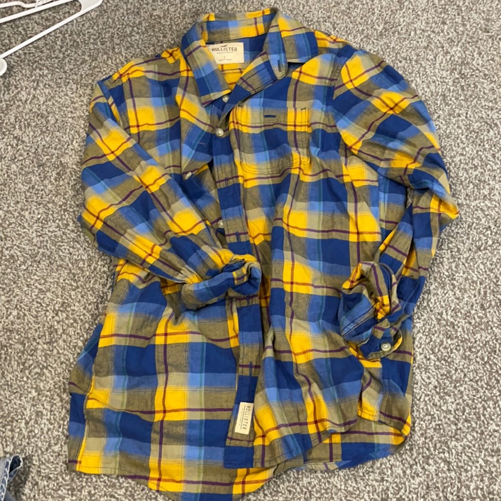 Size L Hollister Flannel button up
